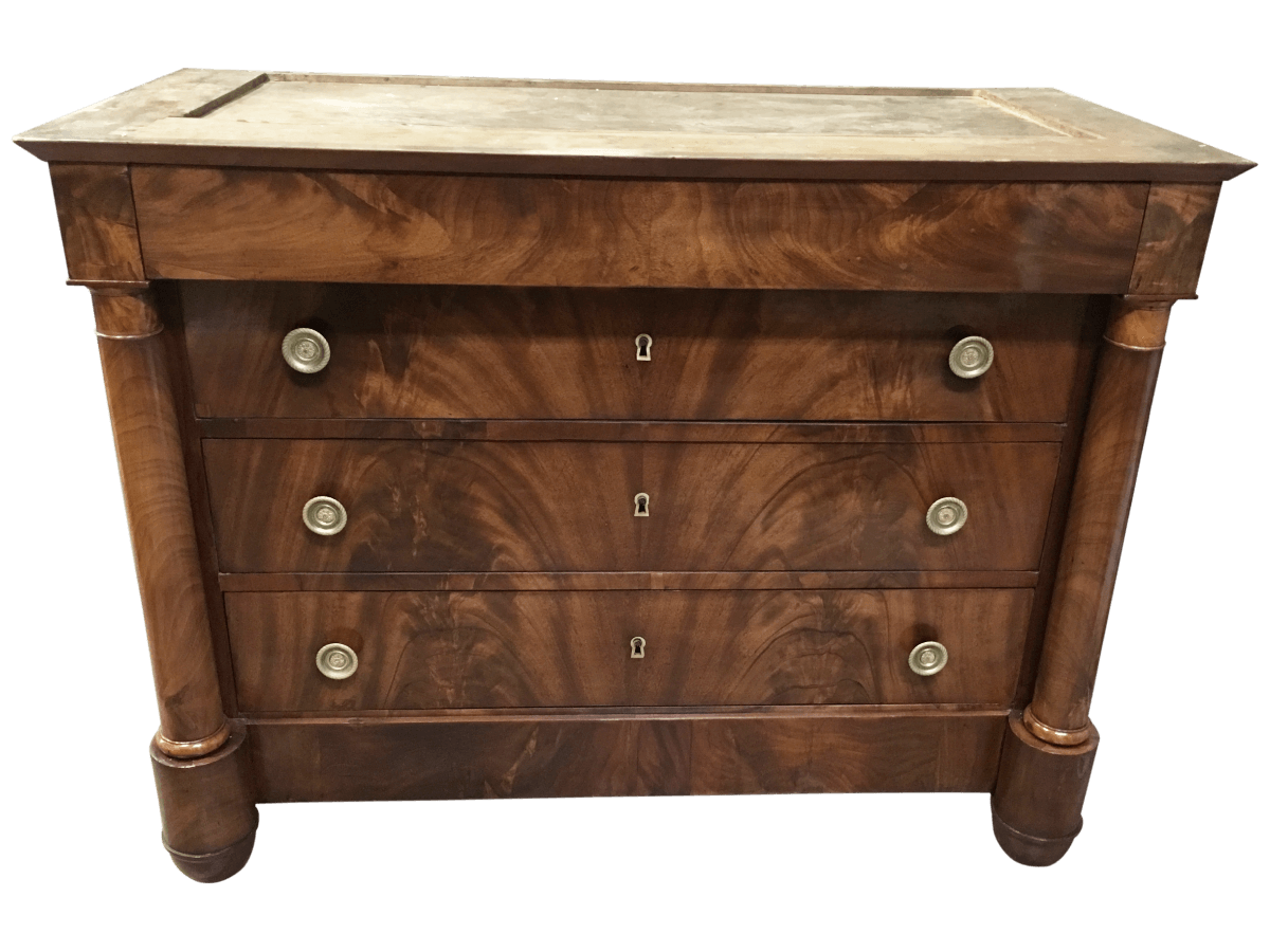 Après restauration. Commode Empire Après restauration. Commode Empire