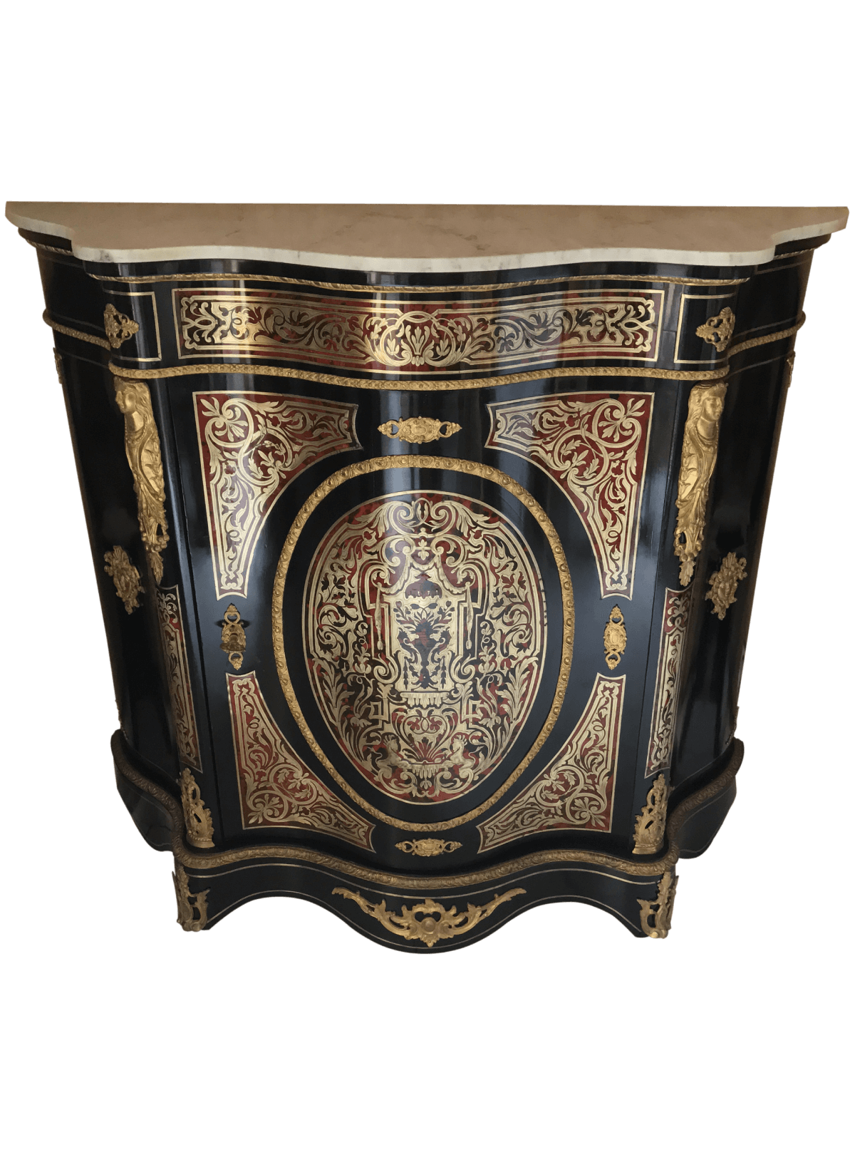 Après restauration. Meuble d'appui d'époque Napoléon III Après restauration. Meuble d'appui d'époque Napoléon III