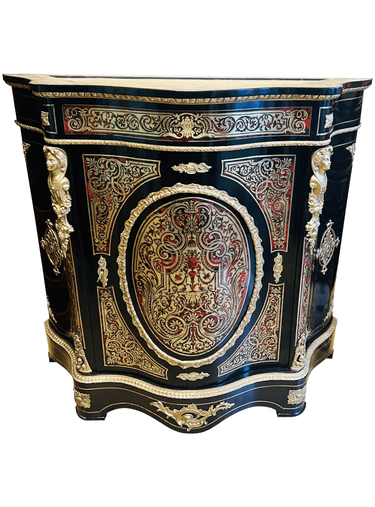 Après restauration. Meuble d'appui d'époque Napoléon III Après restauration. Meuble d'appui d'époque Napoléon III