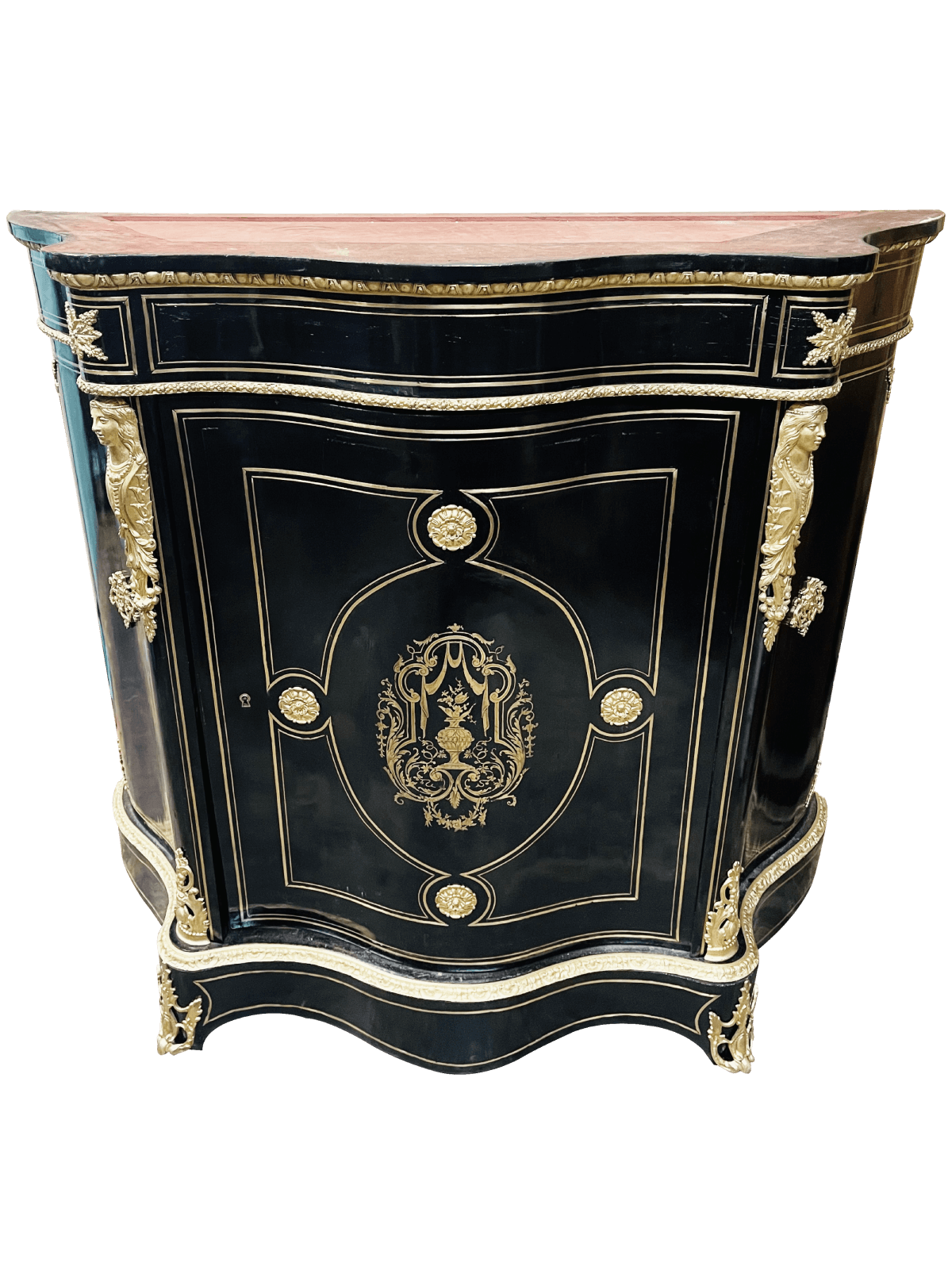 Après restauration. Meuble d'appui d'époque Napoléon III Après restauration. Meuble d'appui d'époque Napoléon III