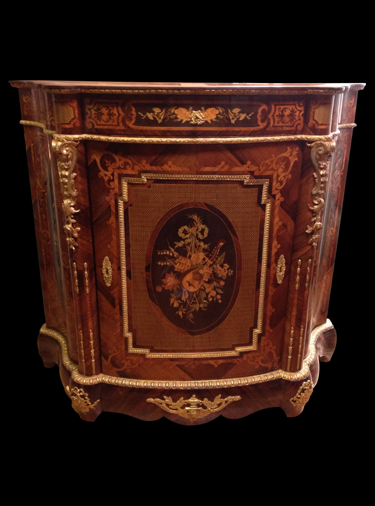 Après restauration. Meuble d'appui Napoléon III Après restauration. Meuble d'appui Napoléon III