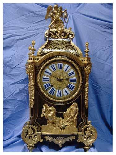 Après restauration. Pendule Louis XIV Après restauration. Pendule Louis XIV