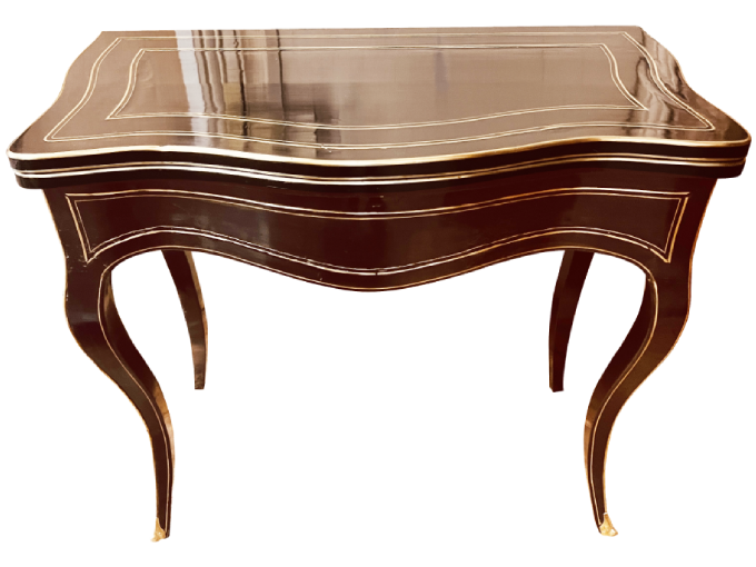 Après restauration. Table à jeux d'époque Napoléon III Après restauration. Table à jeux d'époque Napoléon III